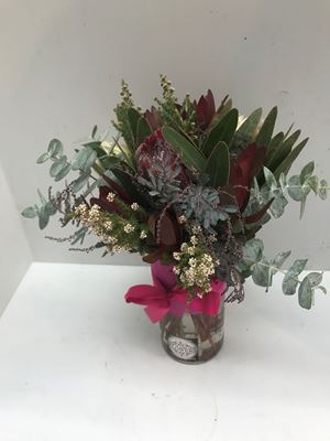 Picture of Local Seasonal Natives and Foliage in a Vase Large